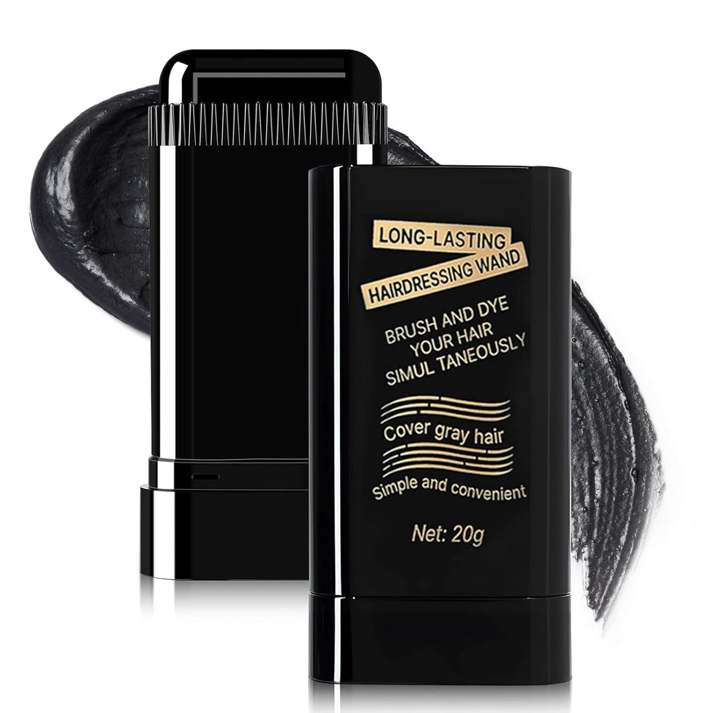 Instant Hair Color Stick with Built-In Comb