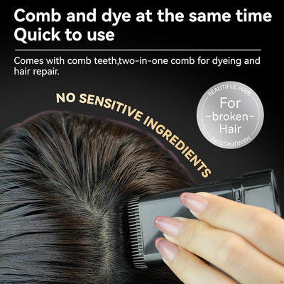 Instant Hair Color Stick with Built-In Comb