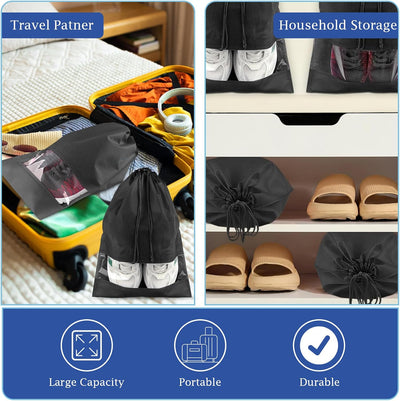 Travel Dust-Proof Shoe Bags (Set of 5)