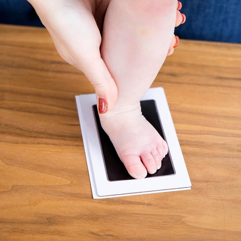 Inkless baby hand & footprint ink pad with 2 papers