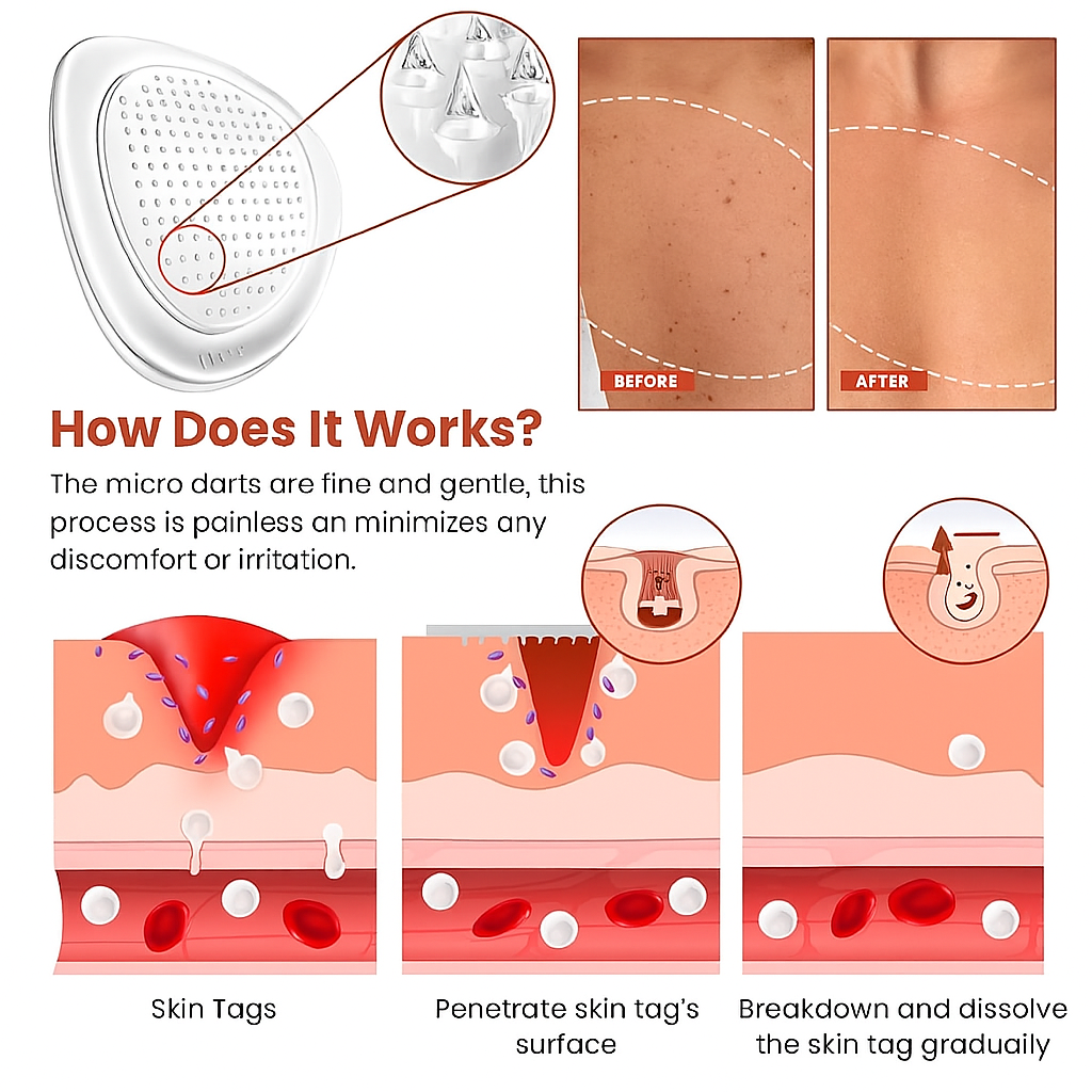Derma Smooth Skin Tag Removal Patch