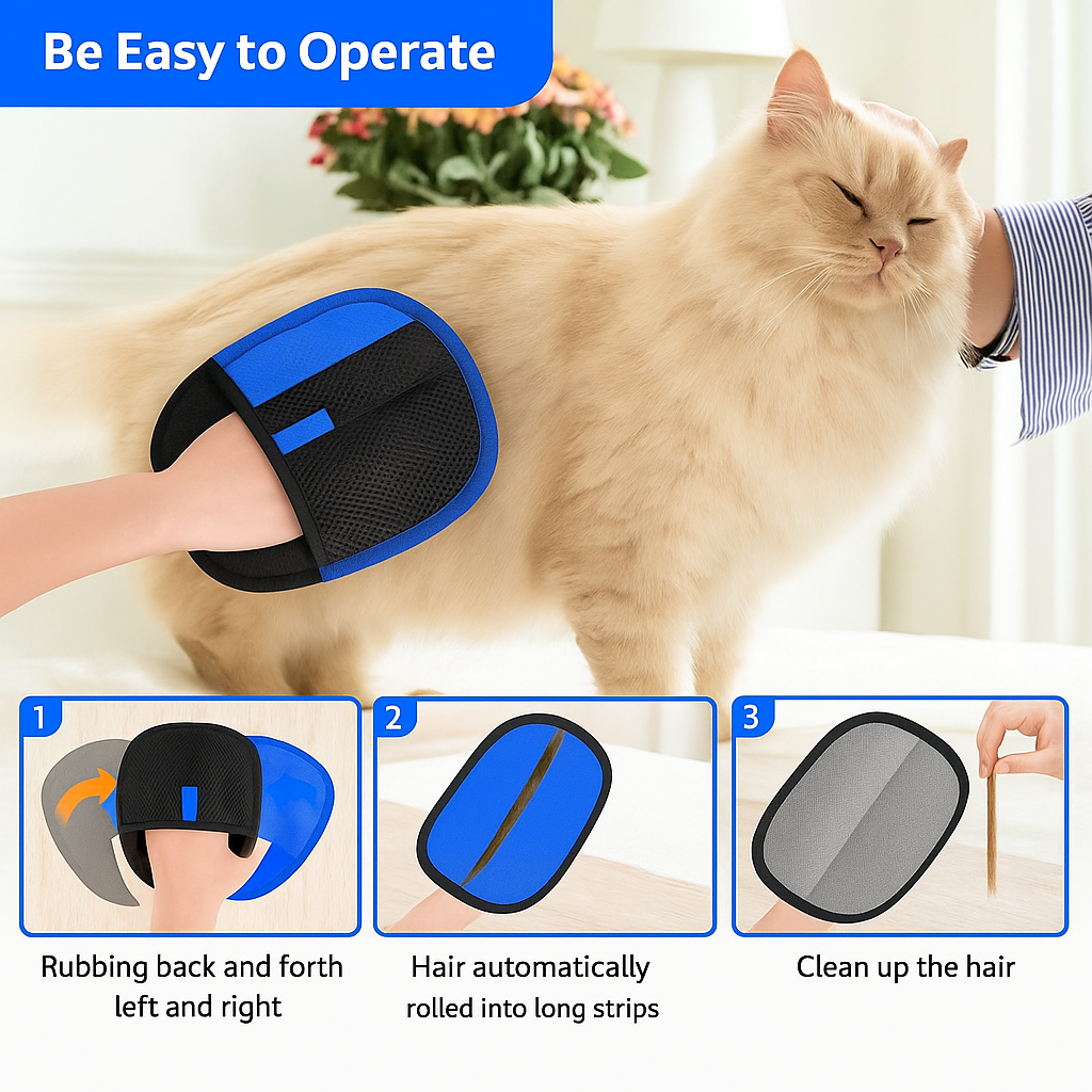 FlexGrips™ 🐕‍🦺Pet Hair Removal Gloves