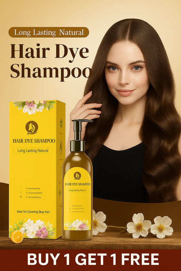 Japanese Natural Hair Dye Shampoo (Buy 1 Get 1 Free)