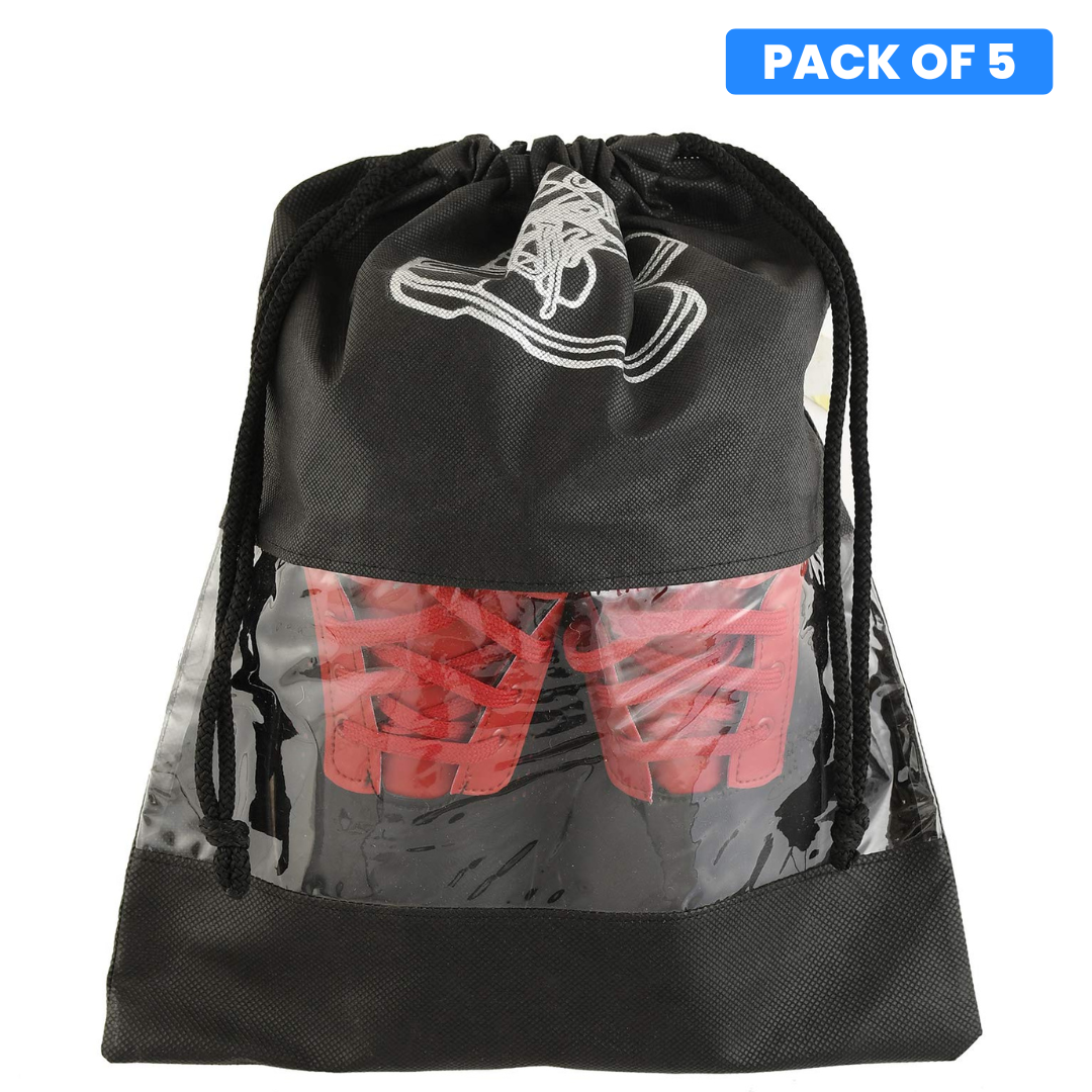 Travel Dust-Proof Shoe Bags (Set of 5)