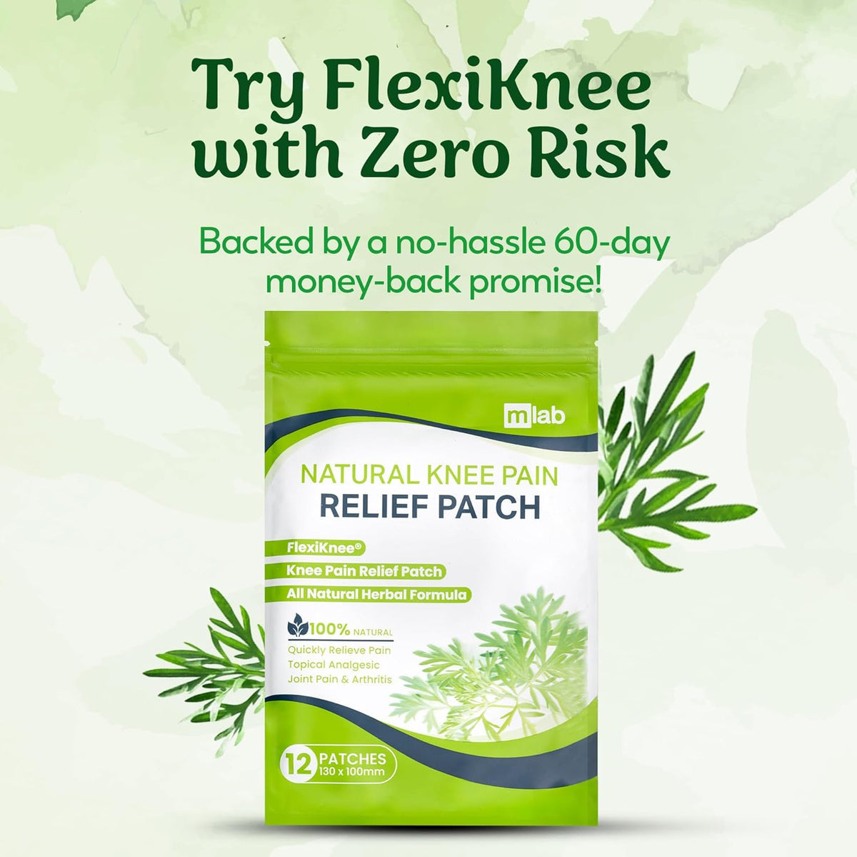 Natural Knee Pain Relief Patches 🌿🦵(Buy 5 Get 5 Free🔥🔥)