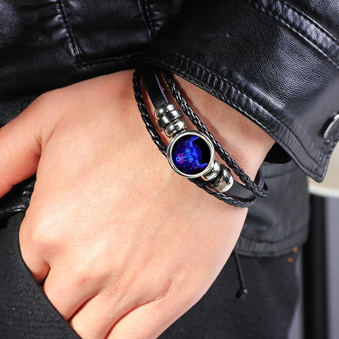 Adjustable Zodiac Sign Manifestation Bracelet