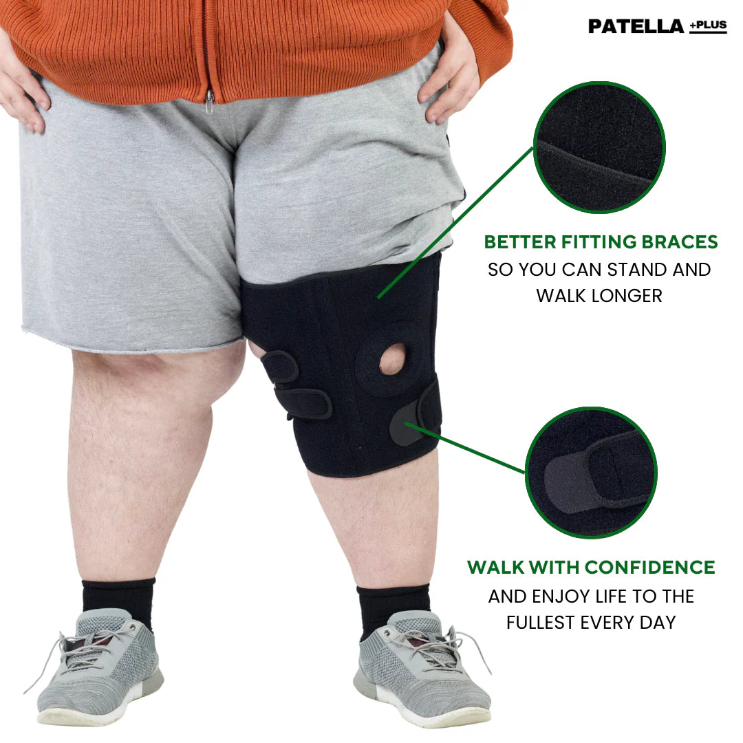 Patellaplus™ - Adjustable Plus-size Knee Brace